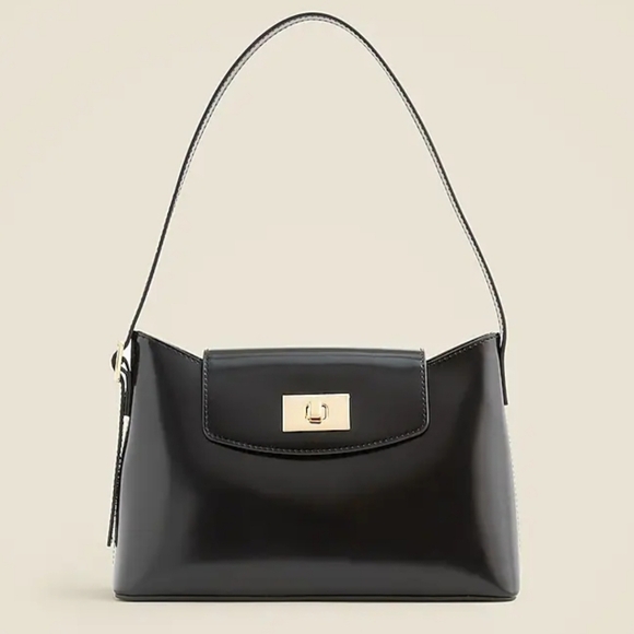 New! J. Crew Edie Shoulder Bag in Italian Leather - Picture 1 of 16